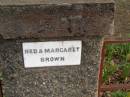 
Ned [Edward?] & Margaret BROWN;
Crows Nest Methodist Pioneer Wall, Crows Nest Shire
