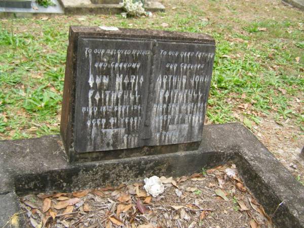 Ann Maria FAITHFULL  | d: 12 Sep 1946 aged 81  |   | Arthur John FAITHFULL  | d: 30 Jun 1944 aged 77  |   | Diddillibah Cemetery, Maroochy Shire  |   | 