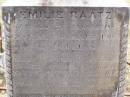 
Emilie RAATZ,
born 27 January 1882,
died 20? March 1900 at Douglas;
Douglas Lutheran cemetery, Crows Nest Shire
