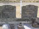 
John Jacob LAU, husband father,
1879 - 1931;
Anna Maria LAU, mother,
1887 - 1957;
Douglas Lutheran cemetery, Crows Nest Shire
