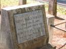 Beryl Emily SANDERS
B: 15 Feb 1898
D: 8 Nov 1933
Katherine Helen SANDERS
D: 28 Jun 1951
aged 82
Drayton and Toowoomba Cemetery