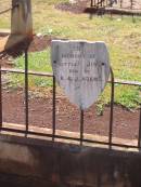 (little) Jim
son of
R and J ADAMS
Drayton and Toowoomba Cemetery