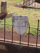 (little) Jim
son of
R and J ADAMS
Drayton and Toowoomba Cemetery