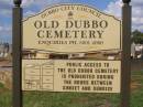 
Old Dubbo cemetery,
New South Wales
