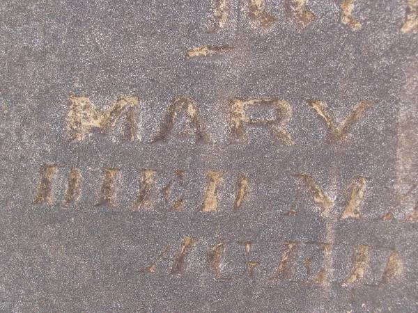 Grave of Mary COSTELLO,  | Frances Mary GALE,  | & James Henry GALE,  | Old Dubbo cemetery,  | New South Wales  |
