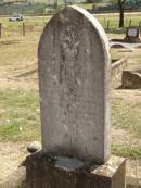 August Friedrich Anton EBERT,
born 17 May 1854,
died 25 Sept 1905 aged 51 years & ? months;
Dugandan Trinity Lutheran cemetery, Boonah Shire