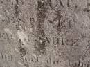 August Friedrich Anton EBERT,
born 17 May 1854,
died 25 Sept 1905 aged 51 years & ? months;
Dugandan Trinity Lutheran cemetery, Boonah Shire