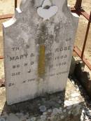 Leslie,
son of Mary & John ROSE,
born 3 Dec 1905,
died 13 June 1910;
Dugandan Trinity Lutheran cemetery, Boonah Shire