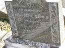 
Margarethe ZERNER,
mother,
died 7 March 1947 aged 87 years;
Dugandan Trinity Lutheran cemetery, Boonah Shire
