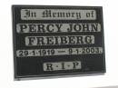 
Percy John FREIBERG,
29-1-1919 - 9-1-2003;
Dugandan Trinity Lutheran cemetery, Boonah Shire
