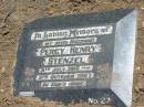 Percy Henry STENZEL, husband, 6 July 1910 - 3 Oct 1987; Dugandan Trinity Lutheran cemetery, Boonah Shire 