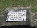 
William F. STUMER,
father,
died 12 Jan 1961 aged 85 years;
Dugandan Trinity Lutheran cemetery, Boonah Shire
