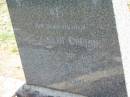 Elizabeth CREPIN,
mother,
died 13? May 1952 aged 75? years;
Dugandan Trinity Lutheran cemetery, Boonah Shire