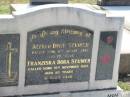 Alfred David STUMER, died 6 Aug 1975 aged 75 years; Franziska Dora STUMER, died 19 Nov 1993 aged 85 years; Dugandan Trinity Lutheran cemetery, Boonah Shire 