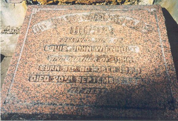 Hilda WIENHOLT (nee HAMILTON)  | (5 Oct 1920 - 20 Sep 1949)  |   | (wife of Louis John Wienholt)  |   | http://www.larigan.com/graves/brisbane.htm  |   | South Brisbane (Dutton Park) Cemetery  | 