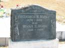 
Frederich W HERSE
b: 1876, d: 1935
Minna E HERSE
b: 1881, d: 1939
Eagleby Cemetery, Gold Coast City
