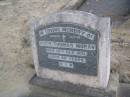 Hugh Thomas MORAN, died 19 Dec 1951 aged 65 years; Emu Creek cemetery, Crows Nest Shire 