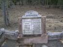 
George PARTON, husband father,
died 24 Jan 1927 aged 65 years;
Amelia PARTON, mother,
died 13 June 1950 aged 80 years;
Emu Creek cemetery, Crows Nest Shire
