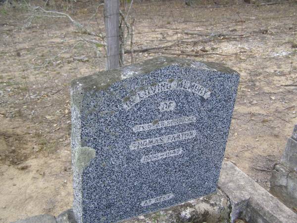 Thomas PARTON, husband,  | 1904 - 1942;  | Emu Creek cemetery, Crows Nest Shire  | 