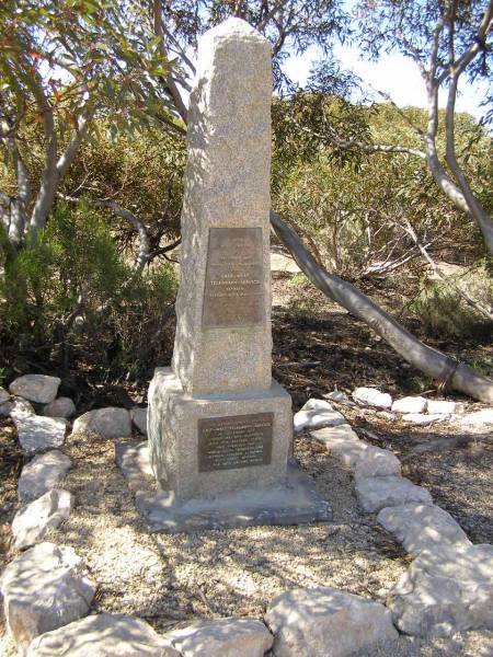 East-West Telegraph Service memorial,  | Eucla willage,  | Nullarbor Plain,  | Eyre Highway,  | Western Australia  | 