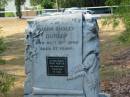 
John Dudley DUNLOP
died 31 Oct 1906
aged 37 years,
Maud NORTON
13 Feb 1966 aged 85 years
Francis Look-out burial ground, Corinda, Brisbane
