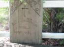 
Richard Powell FRANCIS
MDCCCLX (1860)
MDCCCLXXXXIIII (1894)

Francis Look-out burial ground, Corinda, Brisbane
