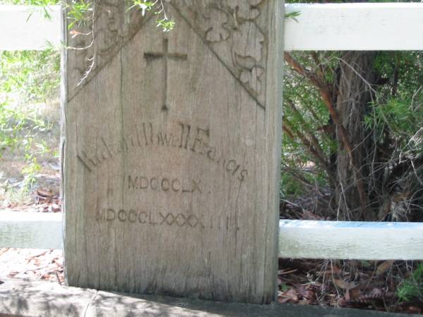 Richard Powell FRANCIS  | MDCCCLX (1860)  | MDCCCLXXXXIIII (1894)  |   | Francis Look-out burial ground, Corinda, Brisbane  | 