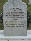 
Lilian Rosenia BENNETT
13 Feb 1900
aged 3 years 5 months

The Gap Uniting Church, Brisbane
