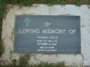 Thomas REES
16 Sep 2000
aged 80
The Gap Uniting Church, Brisbane