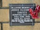
Jessie Elizabeth DAVIES
23 Jun 1996
aged 87

The Gap Uniting Church, Brisbane
