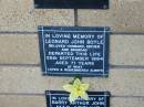 Leonard John BOYLE
26 Sep 1994
aged 71
The Gap Uniting Church, Brisbane
