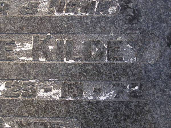 Edith Elsie KILDEY, mother nana,  | died 25-10-2 aged 66 years;  | Gheerulla cemetery, Maroochy Shire  | 
