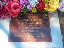 Veronica Agnes "Bonnie" BIRD (LARFIELD); b: 5 Jul 1930; d: 10 Feb 2004 wife of Neville Glamorgan Vale Cemetery, Esk Shire 