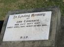 Ann CAVANAGH, died 24 Sept 1947; Glamorgan Vale Cemetery, Esk Shire 