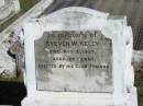Steven W. KELLY, died 2 Nov 1935 aged 26 years; Glamorgan Vale Cemetery, Esk Shire 