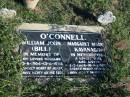 William John (Bill) O'CONNELL; B: 5 Jun 1904; D: 13 Aug 1995; husband Margaret Mary Kavanagh O'CONNELL; B: 7 Mar 1908; D: 16 Aug 2000; wife Glamorgan Vale Cemetery, Esk Shire 