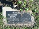 Francis Leo CULLEN; b: 2 Feb 1909; d: 2 Nov 1991 Glamorgan Vale Cemetery, Esk Shire 