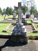 
Thomas COLGAN,
born Kings County Ireland,
died 25 Oct 1894 aged 75 years;
Thomas, son,
born Kings County Ireland,
died 31 July 1906 aged 53 years;
Gleneagle Catholic cemetery, Beaudesert Shire
