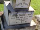 Ellen Eloise TRIHEY, died 23 April 1927 aged 61 years; Gleneagle Catholic cemetery, Beaudesert Shire 
