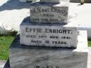 Effie ENRIGHT, died 19 Nov 1941 aged 41 years; Gleneagle Catholic cemetery, Beaudesert Shire 