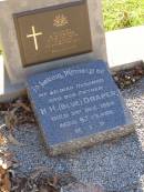 
H.H. (Blue) DRAPER, husband father,
died 3 Dec 1964 aged 67 years;
Gleneagle Catholic cemetery, Beaudesert Shire
