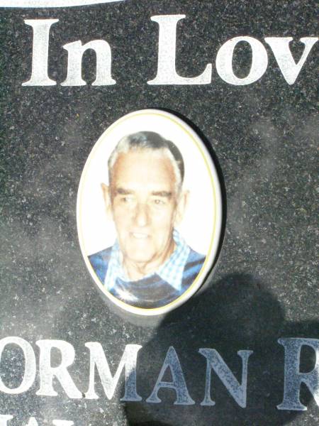 Norman Roy WALLACE,  | 27-9-1934 - 17-4-2000,  | husband of Enid,  | father father-in-law;  | Gleneagle Catholic cemetery, Beaudesert Shire  | 
