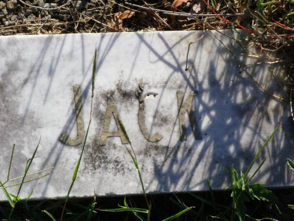 John Hartley (Jack) STRETTON,  | died 25 June 1950 aged 52 years;  | Gleneagle Catholic cemetery, Beaudesert Shire  | 