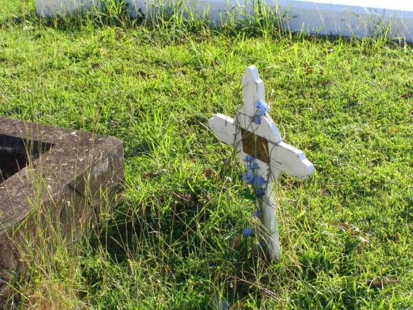 Patrick & John KING,  | died 18-1-1940,  | baby twin sons of Neville & Patricia,  | brothers to Patricia, Pamela & Carmel;  | Gleneagle Catholic cemetery, Beaudesert Shire  | 