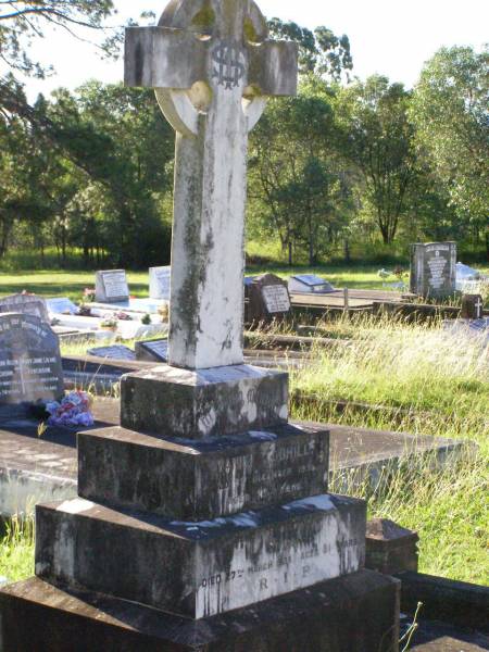 Daniel TOOHILL,  | died 8 Dec 1935 aged 79 years;  | Susan, wife,  | died 27 March 1938 aged 81 years;  | Gleneagle Catholic cemetery, Beaudesert Shire  | 