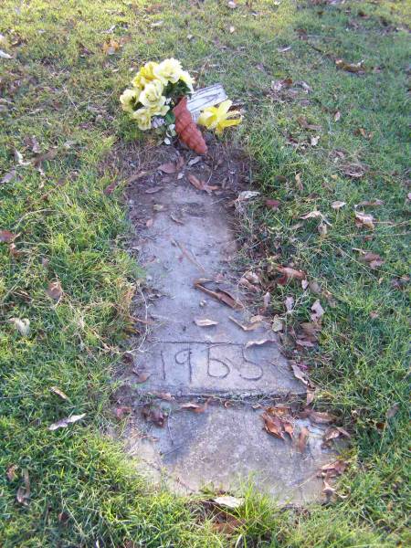 1965;  | Gleneagle Catholic cemetery, Beaudesert Shire  | 