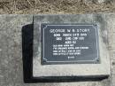 
George W B STORY
b: 24 Mar 1849, d: 3 Jun 1931, aged 82
Gods Acre cemetery, Archerfield, Brisbane
