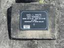 
Gael L SHUTE (nee ROSSWELL)
b: 29 Aug 59, d: 25 May 95
(descendant of Sarah MULLEN)
Gods Acre cemetery, Archerfield, Brisbane
