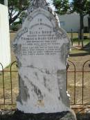 
Eliza Benn
(2nd daughter of) Thomas and Mary GRENIER
17 Jun 1875 aged 37
Gods Acre cemetery, Archerfield, Brisbane
