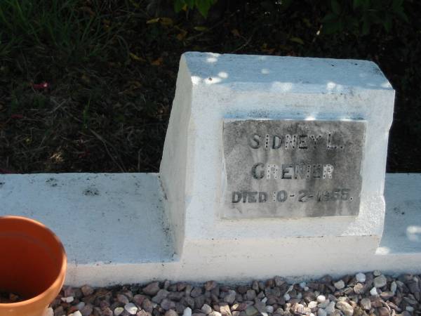 Sidney L GRENIER  | 10 Feb 1955  | God's Acre cemetery, Archerfield, Brisbane  | 